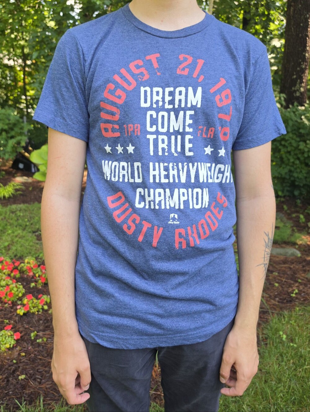 Dusty Rhodes Dream Come True World Heavyweight Champion T-Shirt (M)